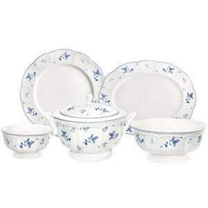 Baixela 05 pecas porcelana la noblesse