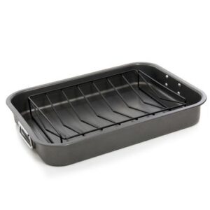 Assadeira com grelha antiaderente 42x30,5cm baking pan laville