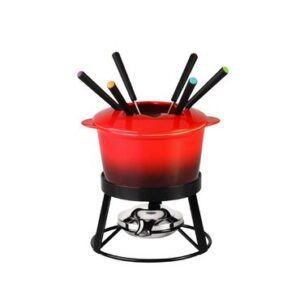 Fondue 11 pecas aretha vermelho