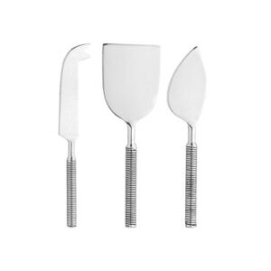 Facas queijo 03 pecas inox